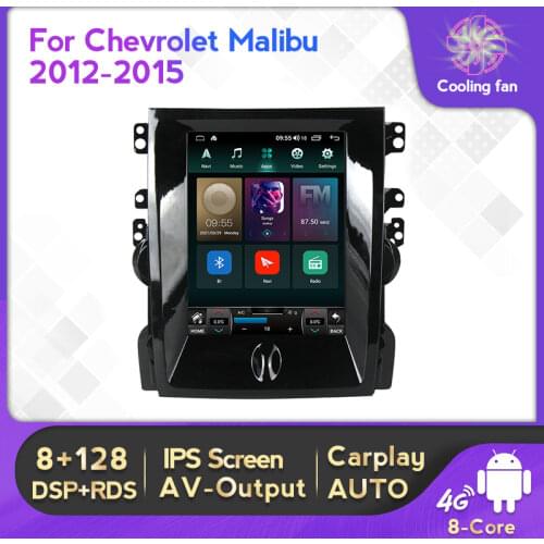 9" Tesla screen IPS DSP Android 11 6G+128G 4G LTE For Chevrolet Malibu 2012-2015 Car Multimedia Radio Player Support Carplay bt