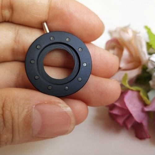 50pc 1-16mm Zoom Adjustable Iris Diaphragm Aperture Condenser Light regulator for Industrial Digital Camera Microscope 10 Leaves