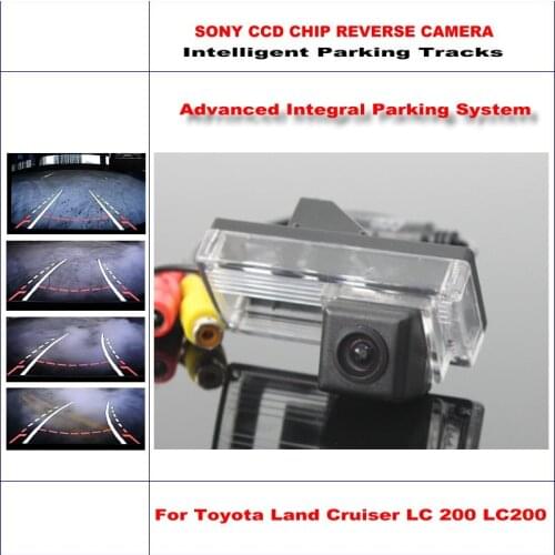 Car Back Camera For Toyota Land Cruiser LC 200/LC200 2008-2014 Rear View Parking Dynamic Reverse Tragectory CAM