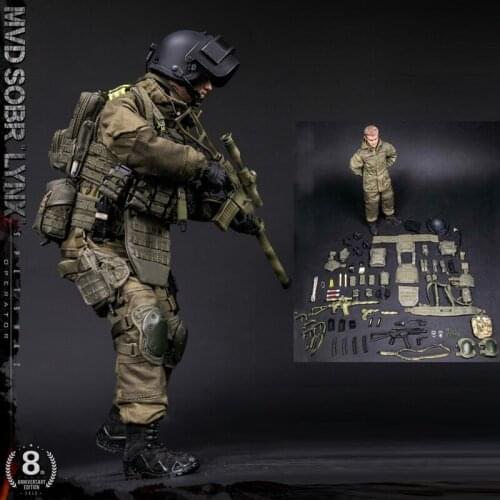 1/6 Scale Collectible Full Set DAMTOYS 78059 8th Anniversary Edition RUSSIAN SPETSNAZ MVD SOBR LYNX Toy