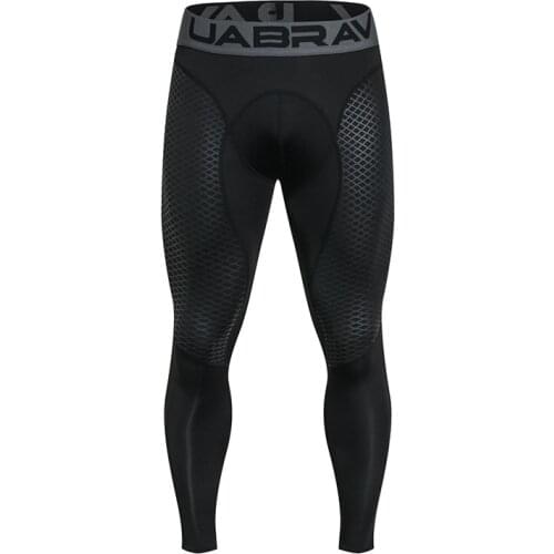 UABRAV Compression Jogging Pants Men running tights long Sweat Basketball Running Training Sportswear Gym Leggings for Fitness