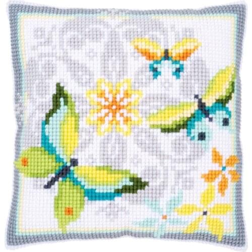 Latch Hook kits Pillow Diy Handmade Animal butterfly Printed Canvas Cushion Latch Hook Kits DIY Unfinished accessories