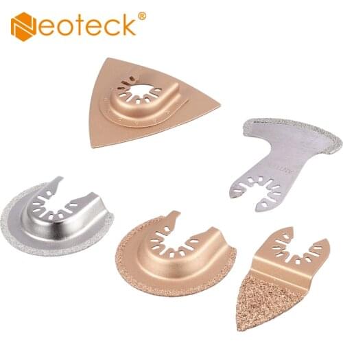 Neoteck 5 Pcs Accessories Set Multifunction Tool for Multimaster Fine Saw Multitool