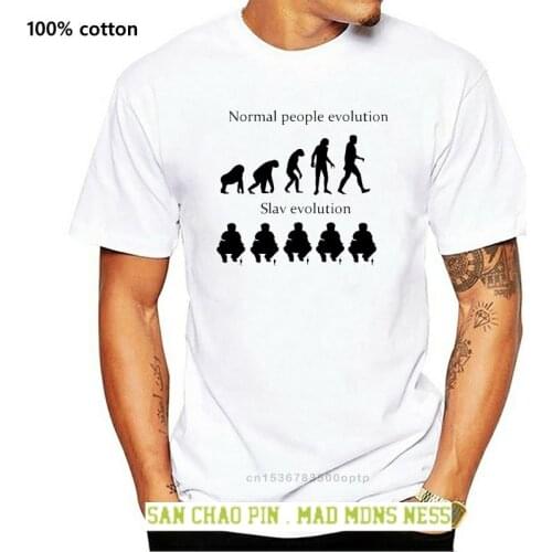 New 2019 Mens Fitness Clothing Tops Male Slav Evolution Eastern European Style Squat Shirt White Family Tee Shirt