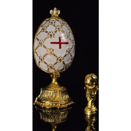 New Arrive 2018 World Cup England Faberge Eggs for Home Decor home decoration accessories modern home decor
