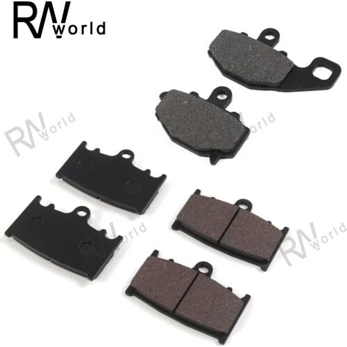 1 Set Motorcycle Front and Rear Brake Pads Kit For KAWASAKI ZZR600 1993-1995 ZX600 Ninja ZX6 ZX-6 E1-E13 ZZR-600 ZZR 600 1994