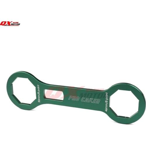 Motorcycle Front Shock Absorber CNC Fork Cap Wrench For KX250F 2004-2017 KX450F 2015-2017 2005 2006 2007 2008 2009