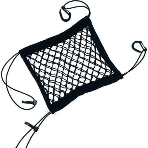 Car Trunk Storage Net Bag Cargo Elastic Auto Seat Mesh For Skoda Octavia a5 a7 Yeti Roomster Fabia Rapid Superb Accessories