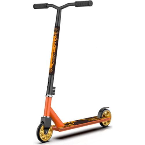 Extreme sports scooter Two-wheeled pedal skateboard Cool stunt car