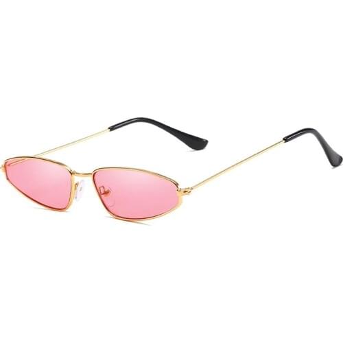 Triangle Metal Frame Cat Eye Female Fashion Outdoor Men and Women Sunglasses Design Master Elaborate Outdoor Beach Sun Glasses