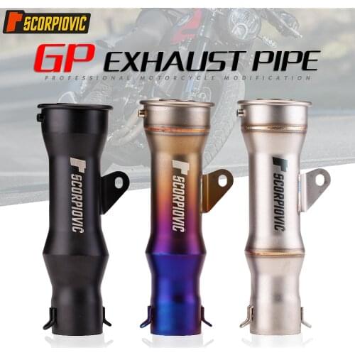 Universal 38-51mm motorcycle exhaust pipe motorcycle muffler exhaust motorcycle exhaust pipe with db killer Z900 NINJA400 R1
