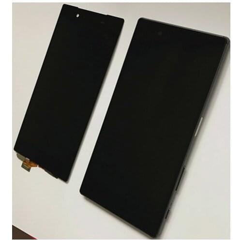For Sony Xperia Z5 LCD Display E6603 E6633 E6653 E6683 touch Screen Digitizer Assembly with frame plug For Sony z5 lcd1 2 sim