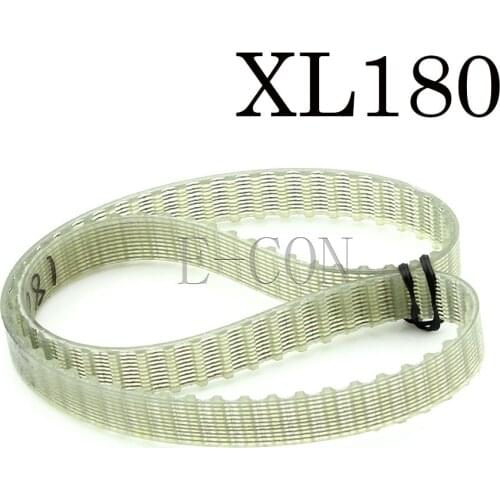 1pcs 180XL Timing Belt L039 90Teeth Width 0.39inch(10mm) with White Prusa Mendel Cords PU XL Positive Drive Pulley for Motor