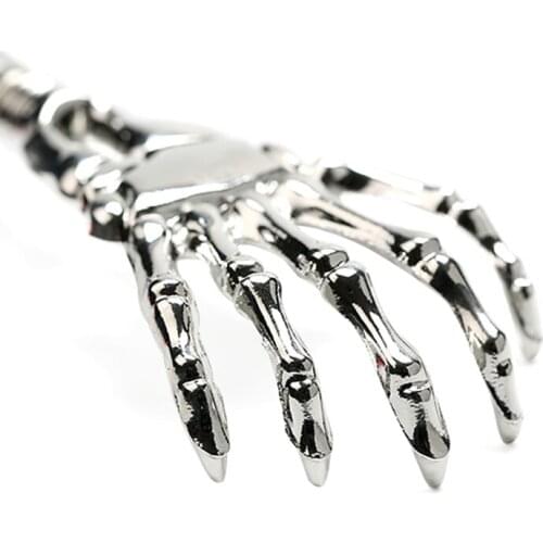 2Pcs Back Scratcher Telescopic Scratching Five Claw Itching Device Back Hand shape Scraper Skeleton Hand Scratching Five Finger