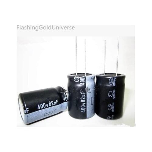 400V 82UF 82UF 400V Electrolytic Capacitor volume 18X25 best quality