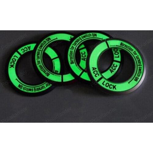 Auto accessories Luminous decoration keyhole Cover circle for Honda City Greiz vezel XRV car Ignition ring