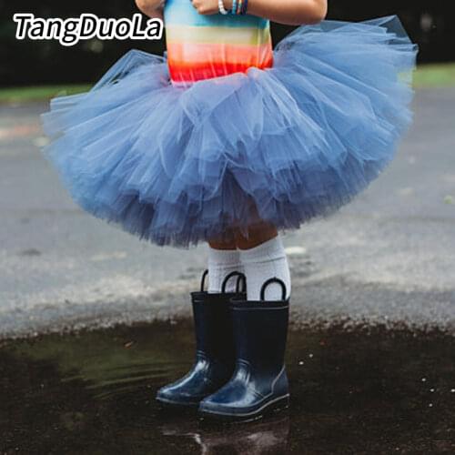 Girls 6 Layer Girl Skirt Fantastic Pettiskirt Tutu Extra Fluffy Maxi Cake Skirts Party Dance Wear Much More Fluffy Than Picture