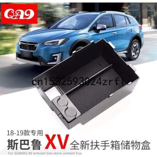 For 2018-19 Subaru XV Car Storage Box Interior Modification Center Control Armrest Box Storage Decoration