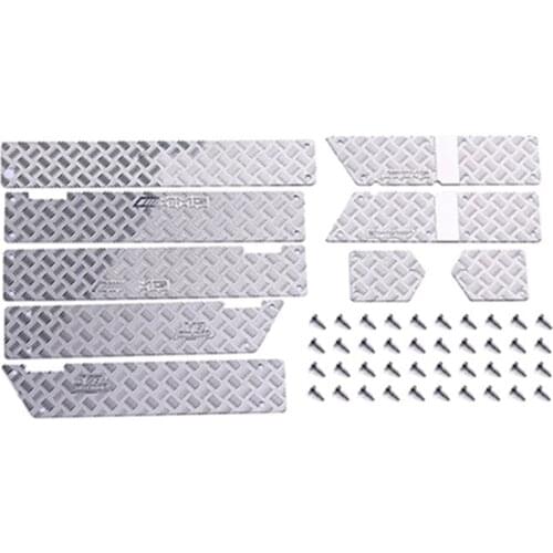 For MN86S MN86 MN86KS MN86K MN G500 RC Car Metal Anti-Skid Plate Door Decorative Sheet Accessories Upgrade Parts