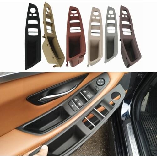 For BMW 5 Series F10 F11 F18 door inner handle left front door Interior door panel drivers seat button switch frame storage box