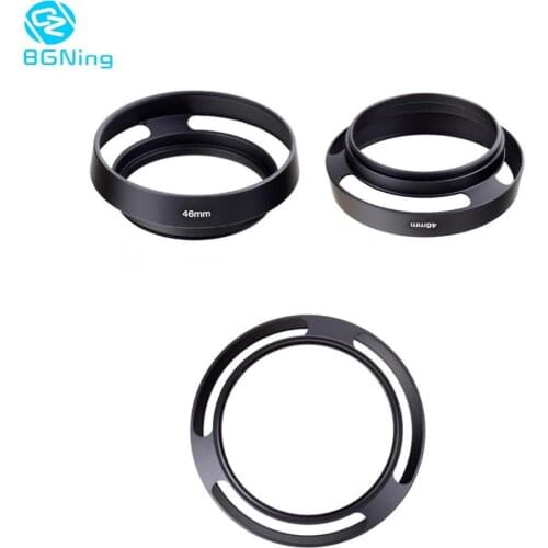 For Leica SLR Camera 39mm 49mm 52 mm 55mm 58mm Lens Cap Oblique Cover Protector Internal thread Aluminium Lens Hood Accessories