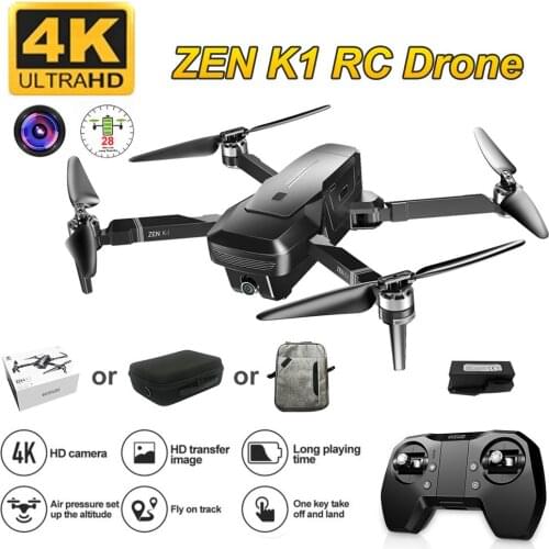 VISUO ZEN K1 RC Drone 5G WIFI GPS Brushless 4K Dual Camera 28mins Flight Times Beauty Filter Figure RC Quadcopter Drone