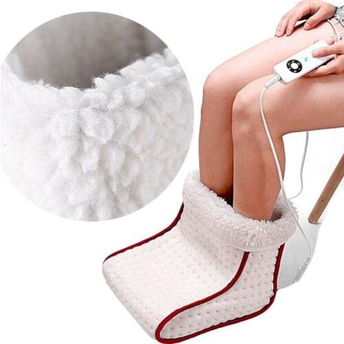 Warmer massage foot Cushion Thermal Foot Warmer Massager Electric Cosy Heated Plug-Type Electric Warm Foot Warmer Washable Heat