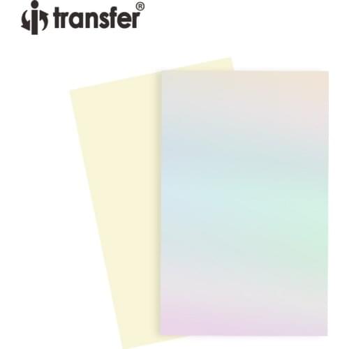 I-Transfer A4 Self-Weeding No Cut Toner Transfer Paper Reflective Foil Rainbow