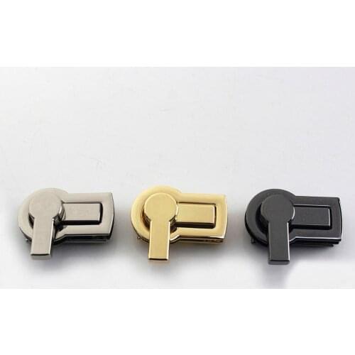 1pcs Metal Bag Turn Lock Twist Lock Clasp for Leather Craft Women Bag Handbag Shoulder Bag Purse DIY Hardware Accessories