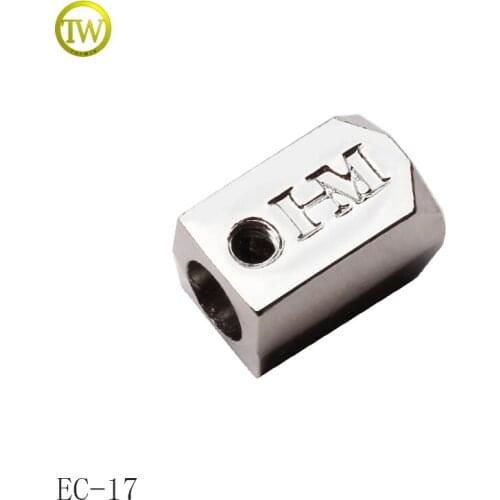 Bag metal drawstring cord end, hollowed cord end, tassel hardware