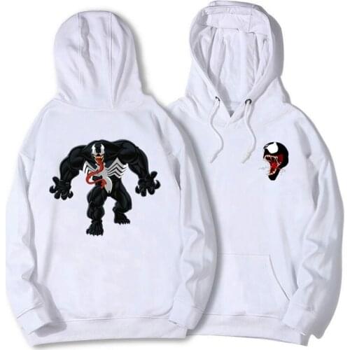 Men Hoodie Superhero Anime Print Autumn Winter Tops Plus Velvet Warm Cotton Hoody Sweatshirts Women Cosplay