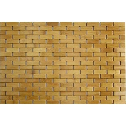 Natural Bamboo Shower Mat Wood Bath Mat 50x70cm Non Slip Large Bath Mat Shower Door Mat Kitchen Floor Rug Bathroom Tub Mats