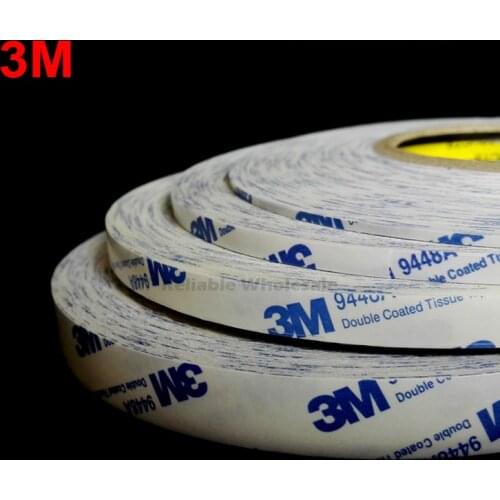 Original 3M White Strong Acrylic Glue Tape for Samsung iphone Cellphone Tablet Camera Lens Display Bezel Battery Fix 9448 Scotch