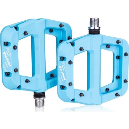 9/16" Spindle MTB Flat Bike Pedals Non-Slip Mountain Bike Pedals Platform Wide Platform pedales bicicleta mtb accessories