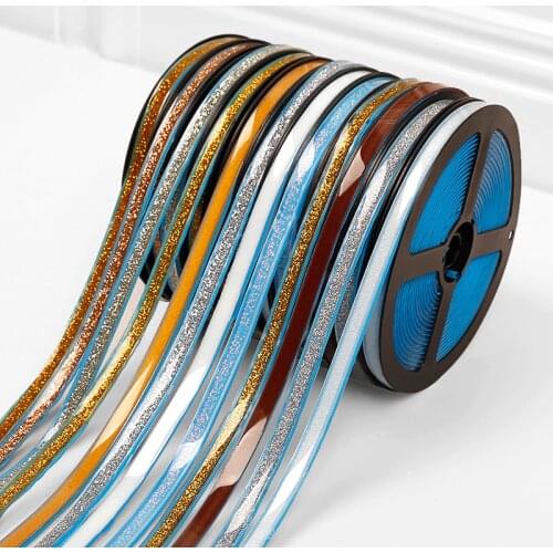 Ceramic Tile Mildewproof Gap Tape Self-adhesive Kitchen Waterproof Sticker Bathroom Beautiful Seam Tape Edge Decoration 1roll 6m