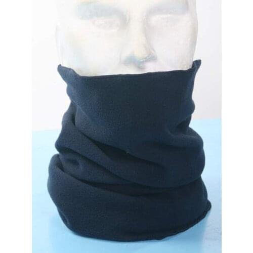 Neck warmer scarf collar fleece scollino snow winter color Green Blue