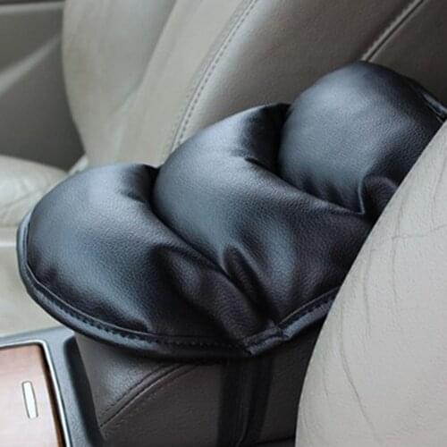 Universal Car PU Leather Central Armrest Console Box Pad Cover Cushion Support Arm Rest Seat Protect Case Auto Accessories hxh