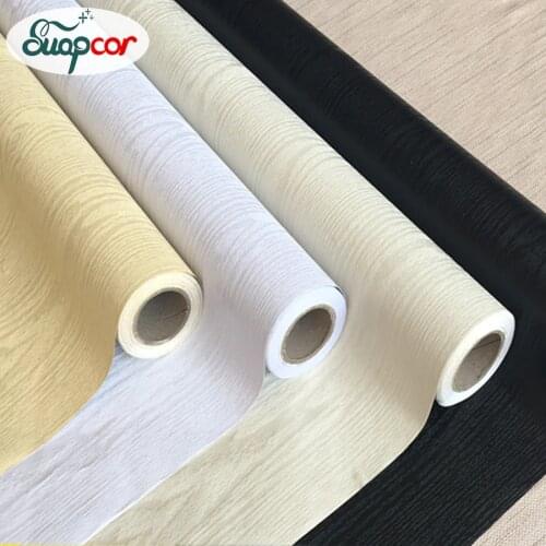 Wood Sticker Waterproof Wallpapers Rolls Self Adhesive Furniture Cabinets Desktop Renovation Stickers Door Decorative Wallpaper