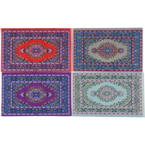 1/12 Scale Dollhouse Miniature Turkish Style Area Rug/Carpet/Mat Floor Coverings for Dolls House Any Rooms Furniture Decor Accs