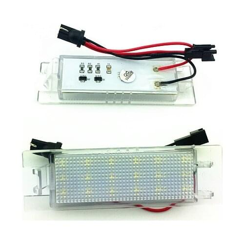 18SMD fiat bendo LED FOR license plate light with resistor original with the same type of original parking license plate light