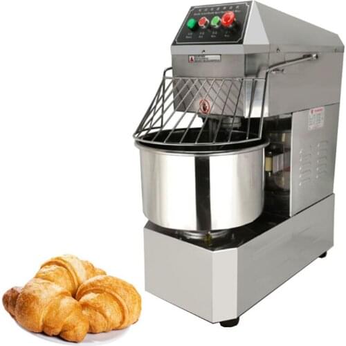 20 Liters Stainless Steel Dough Kneading Machine Commercial Electric Egg Beater Industrial Food Mixer 1.1kw 220V