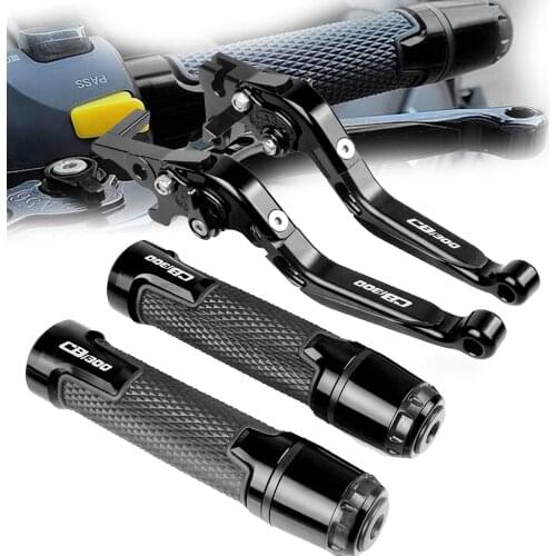 Motorcycle Accessories Adjustable Folding Brake Clutch Lever Handle Grips End For Honda CB1300 CB 1300 ABC 2003-2010 CB-1300