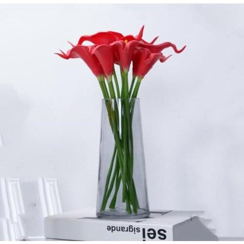 Free Shipping 1pc/pack Artificial PU Material Calla Flower Home Decoration Event and Party Decorative Calla Flower