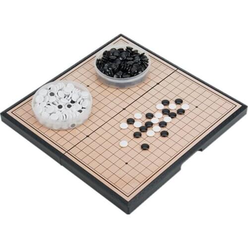 Kids Magnetic Game Set Educational Folding Portable Puzzle Board Go Strategy Board Game For Kids Adults Interactive Chess Game