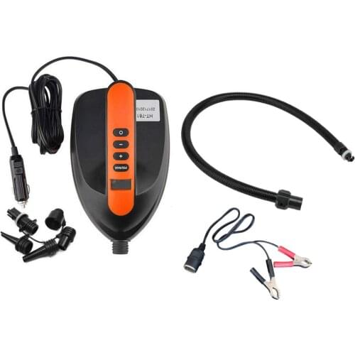 12V 16PSI Electric Air Pump for Inflatable Paddle Board Airbed Kayak Boats Pools