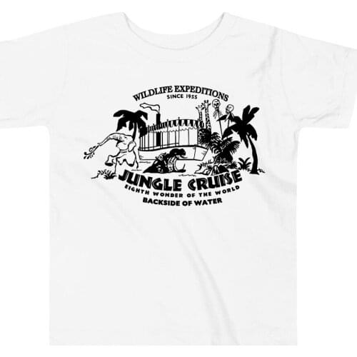 Jungle Cruise T Shirt Wildlife Expeditions Since 1955 Retro Unisex Tees Kids Clothes Graphic T Shirts Girls Boys Summer Tshirt