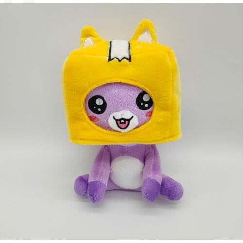 1 Lankybox Toy Plush Detachable Cartoon Robot Soft Childrens Birthday Christmas Gift Girls Pillow