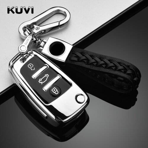 New Soft TPU Car Folding Key Case Cover Protective Shell For Audi C6 R8 A1 A3 Q3 A4 A5 Q5 A6 S6 A7 B6 B7 B8 8P 8V 8L TT RS Sline