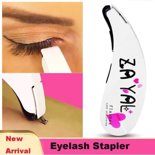 Professional Makeup Individual Cluster Eye Lashes Grafting Lazy False Eyelashes Stapler Fake lashes Makeup Beauty Extension Tool