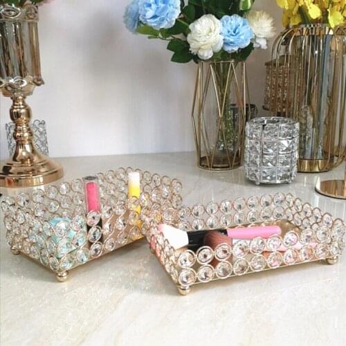 Luxury Cake Stand Gold Dessert Display Plate Cupcake Wedding Party Tools Home Storage Tray Decoration IM655